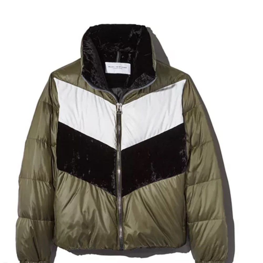 down/waterfowl feathers jacket Marc New York Andrew Marc